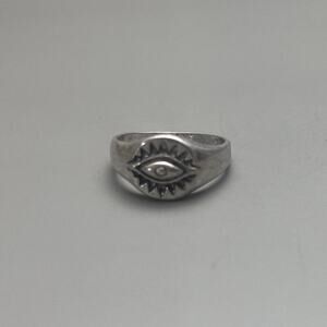 Y2k vintage silver egyptian eye